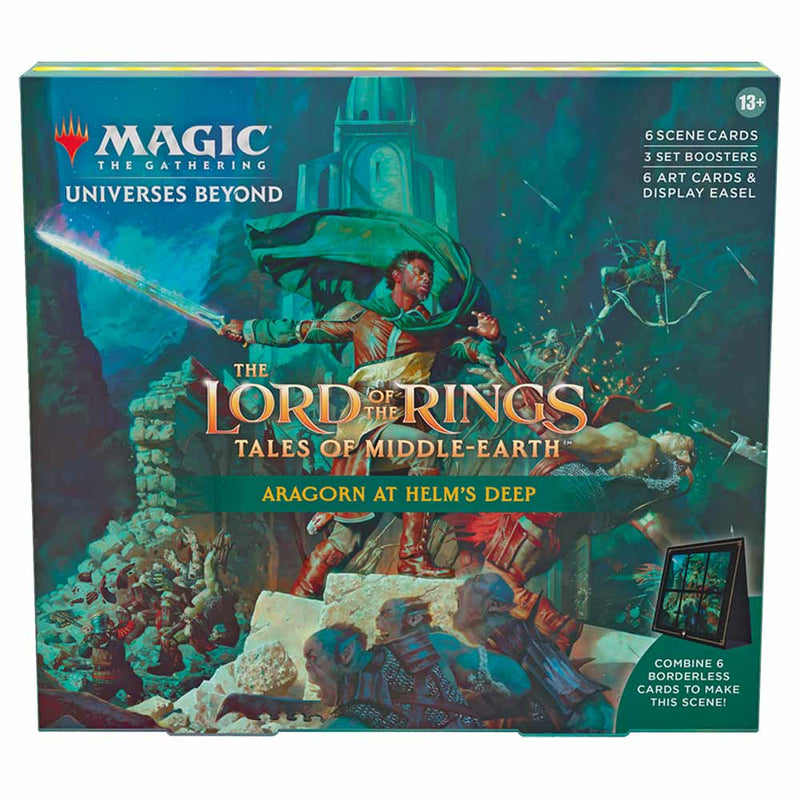Magic: The Gathering | The Lord of the Rings: Tales of Middle-earth Scene Box | Aragorn at Helm's Deep-1