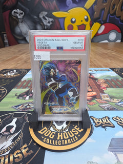 Vegeta 2024 Dragon Ball SDV1 #010 God Rare | PSA 10 GEM MT | God Galick Gun-1