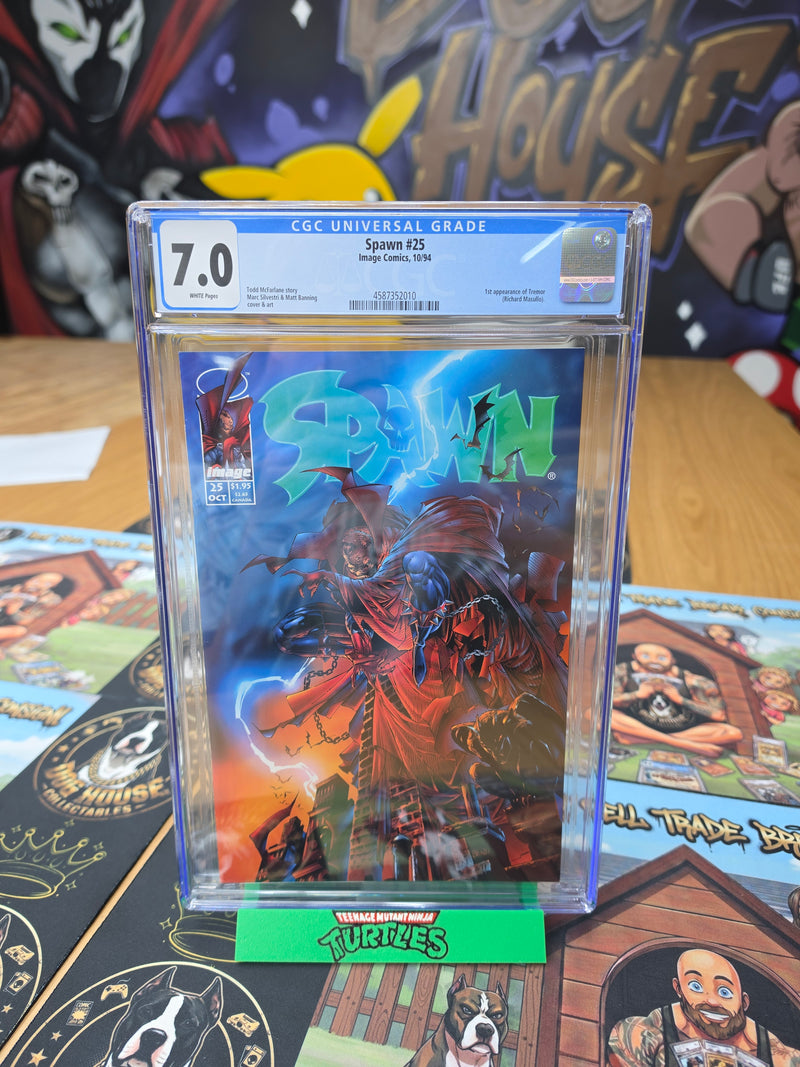 Spawn #25 | CGC 7.0 | Image Comics 10/94 | 1st Appearance of Tremor-1