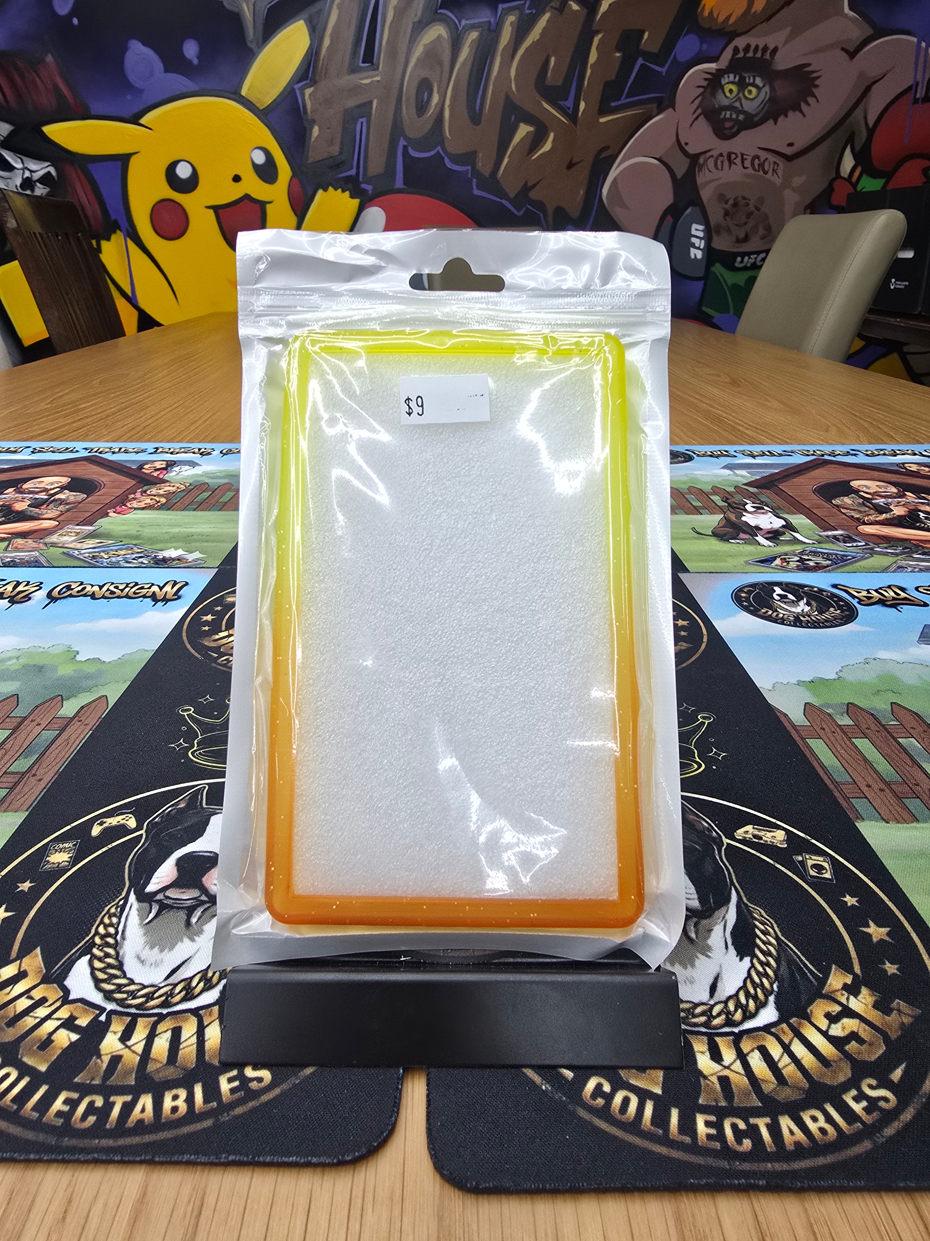 Graded Slab Display Stand - Acrylic Card Holder Stand (Yellow/Orange)-1