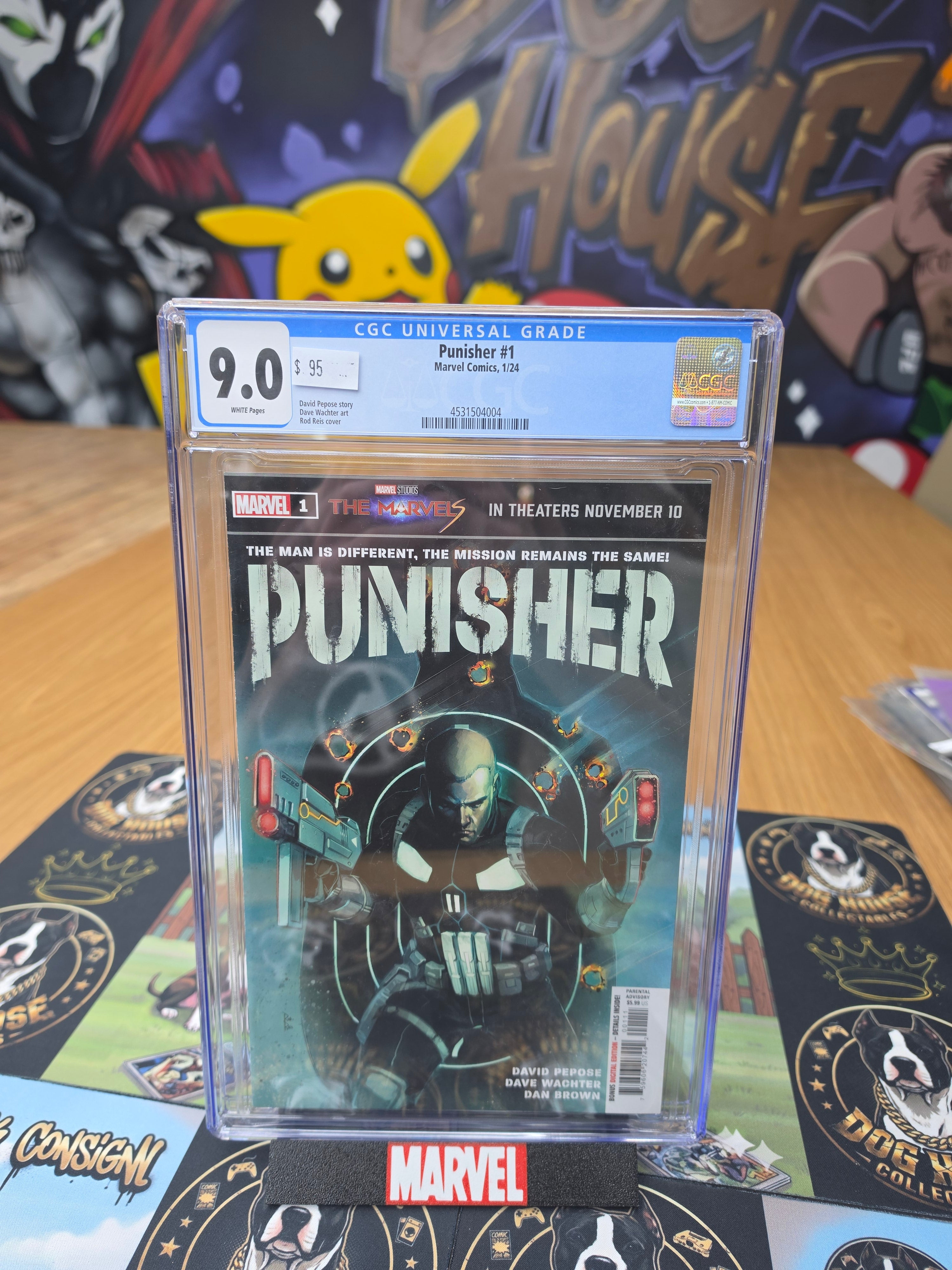 Punisher #1 | CGC 9.0 | Marvel Comics 1/24 | Rod Reis Cover