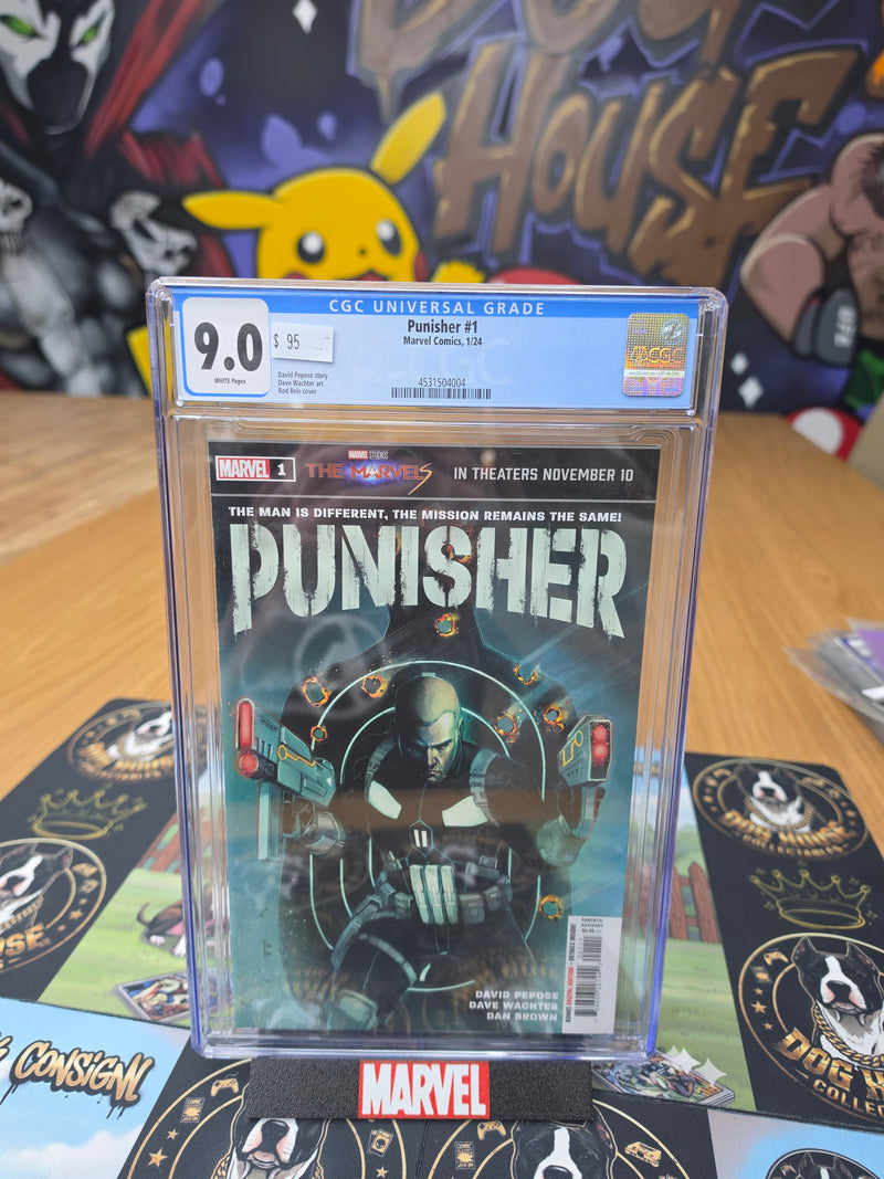Punisher #1 | CGC 9.0 | Marvel Comics 1/24 | Rod Reis Cover-1