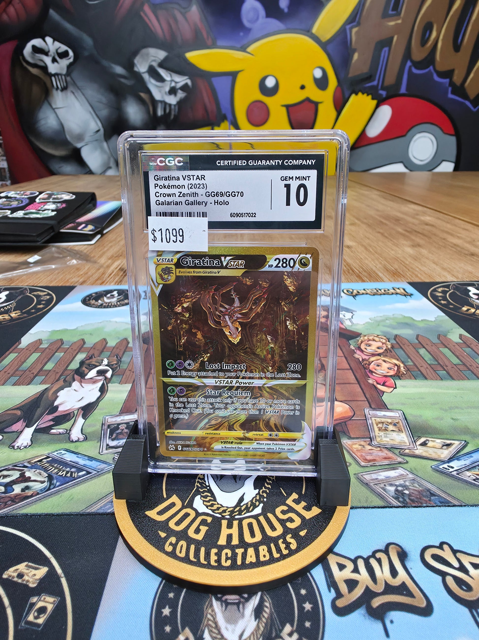Giratina VSTAR GG69/GG70 Crown Zenith Galarian Gallery Gold Secret Rare | CGC Gem Mint 10-1