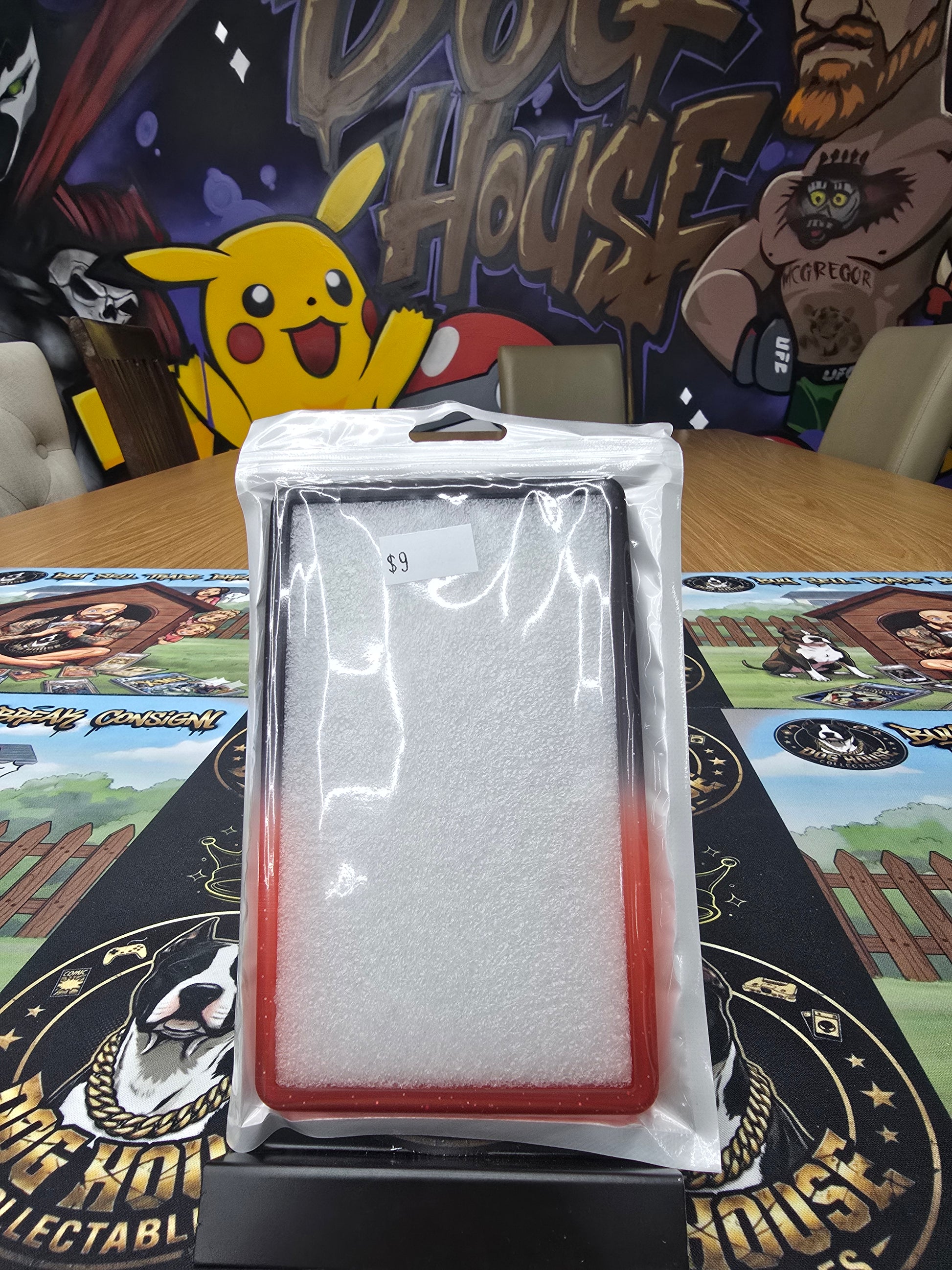 Graded Slab Display Stand - Acrylic Card Holder Stand (Red)-1