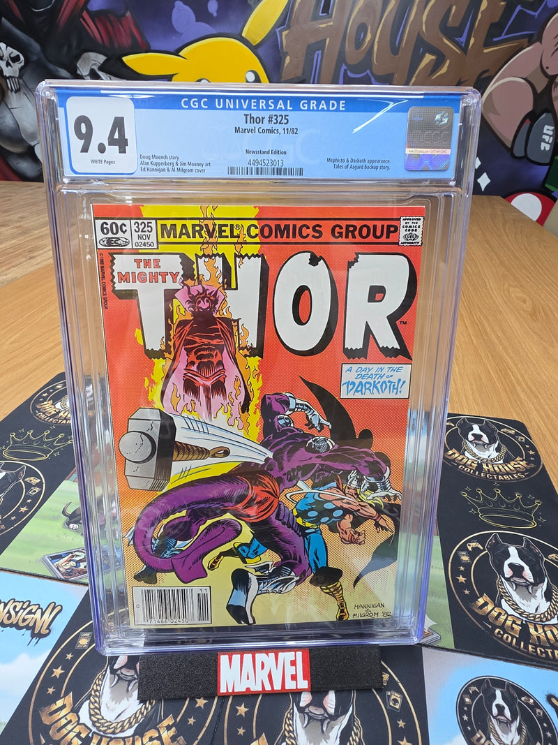 Thor #325 Newsstand | CGC 9.4 | Marvel Comics 11/82 | Mephisto & Darkoth-1