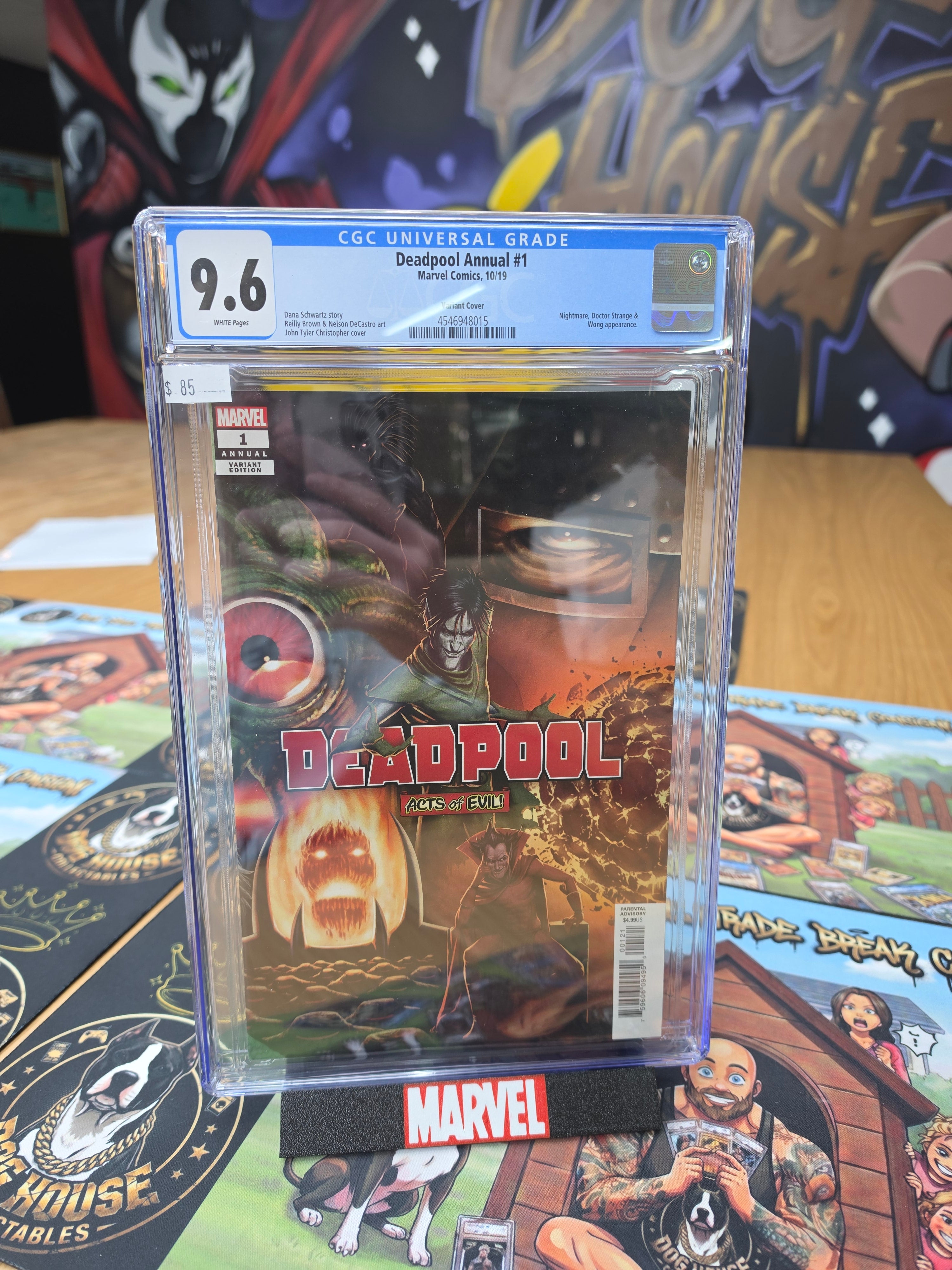 Deadpool Annual #1 Variant | CGC 9.6 | Marvel Comics 10/19 | Acts of Evil