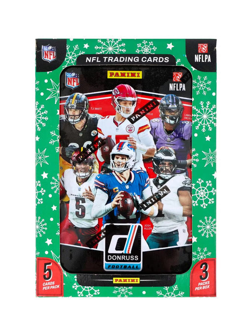 Panini Donruss NFL Football Holiday Tin | 3 Packs | 15 Cards-1