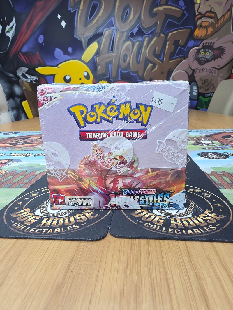 Pokémon Sword & Shield Battle Styles Sealed Booster Box-1