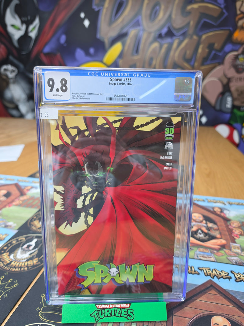 Spawn #335 | CGC 9.8 | Image Comics 11/22 | Marcial Toledano Cover-1